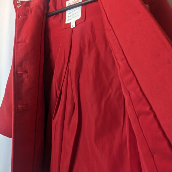 Cat and Jack Girls Red Winter Coat Size (Little Girl) Small - Picture 5 of 6